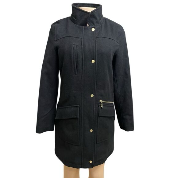 Cole Haan Jackets & Blazers - Cole Haan Black Utility Jacket with Gold Accents